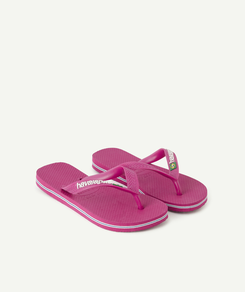 HAVAIANASTONGS FILLE ROSES AVEC LOGO BRÉSIL