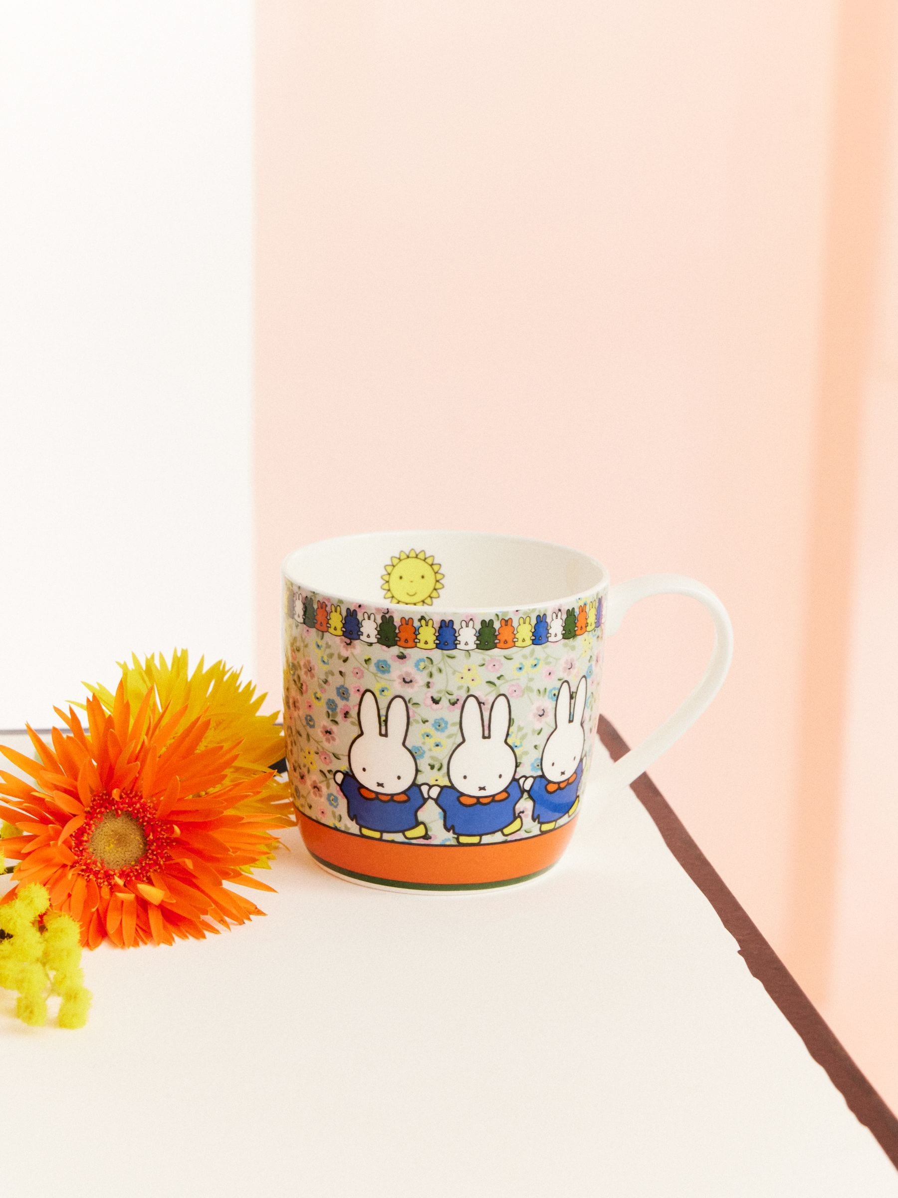 Cath Kidston Miffy Pembridge fijne china-mok met bloemetjes