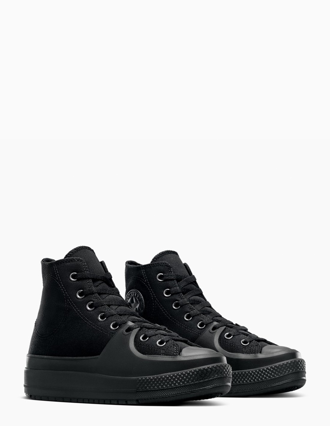 converse Sneakers Montantes Femme Ctas Construct Hi Black/Black/Black