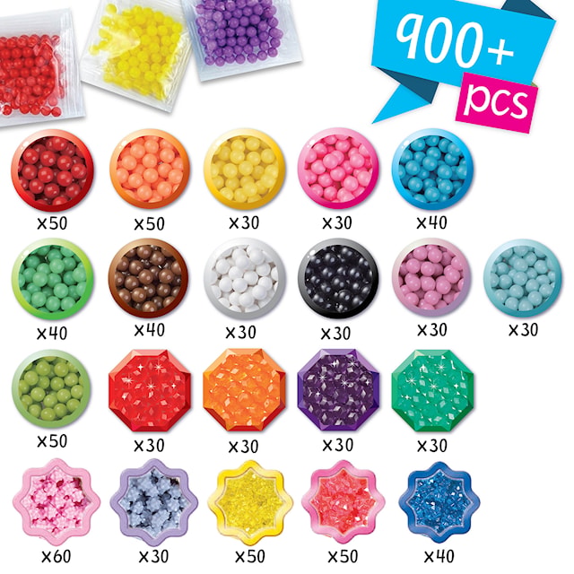 Startsett i koffert 900 perler Aquabeads