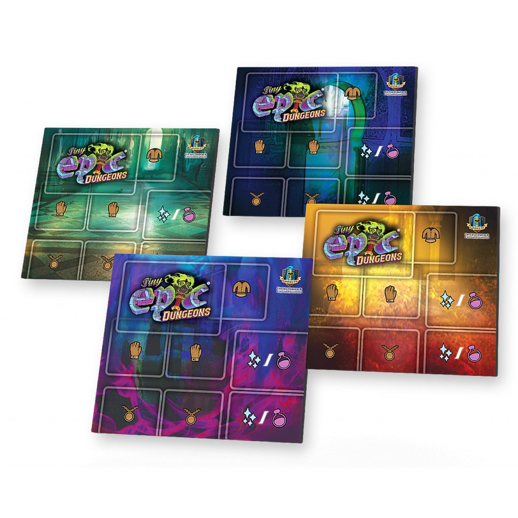 Tiny Epic Dungeons - 4 Pack Player Mats