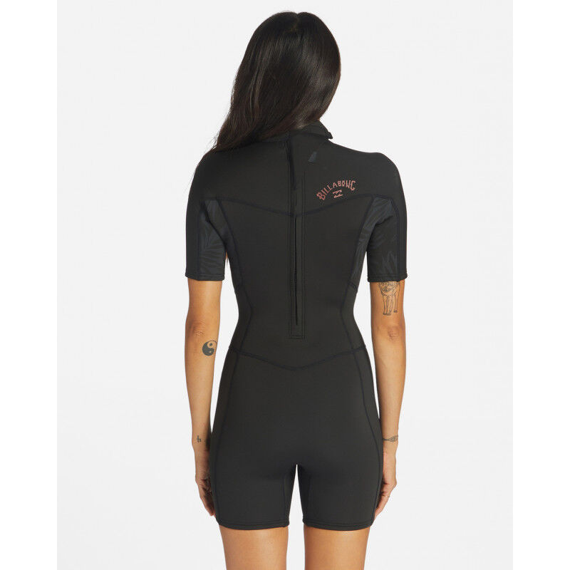 2/2 mm Synergy Springsuit Back Zip Short Sleeve - Combinaison de surf femme