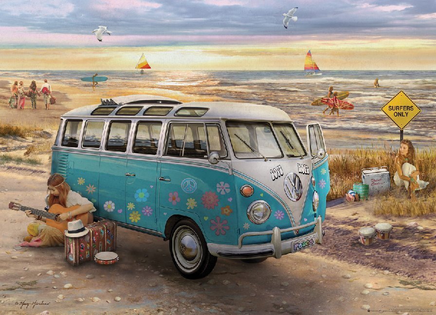 The Love & Hope VW Bus (Puzzle)