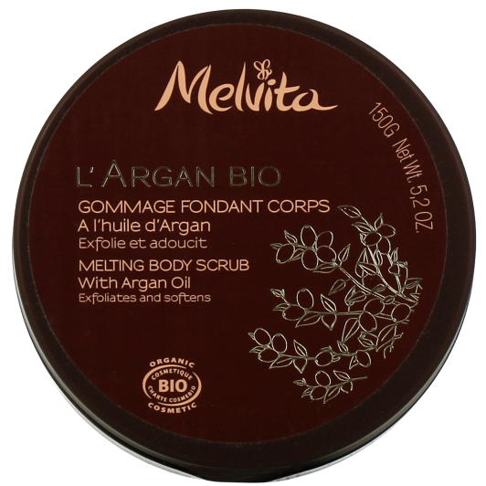 Gommage fondant corps Melvita L'Argan Bio