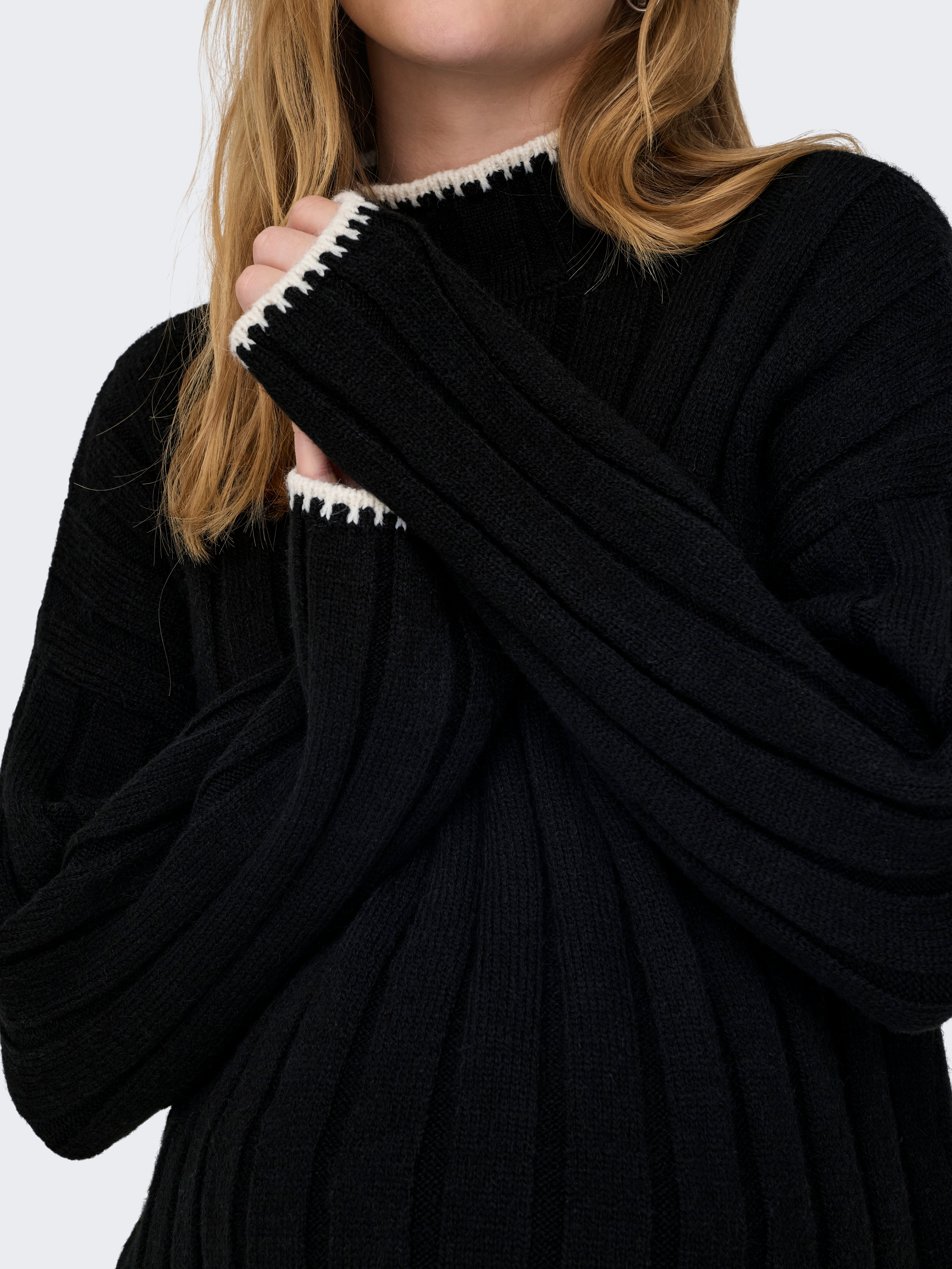 OLMCHICK Strickpullover Black