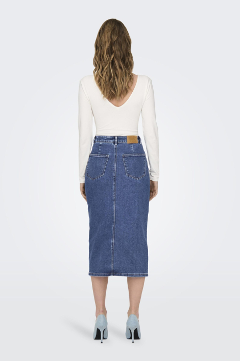Only blauwe dames rok