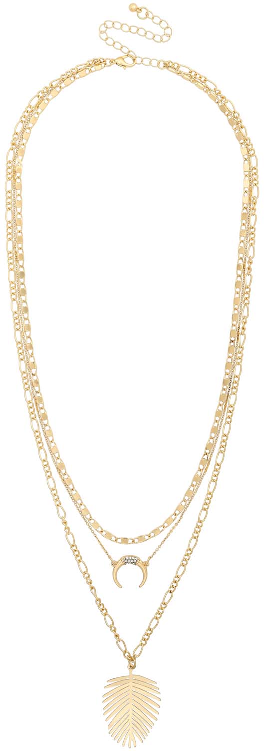 Layering Kette - Golden Leaf
