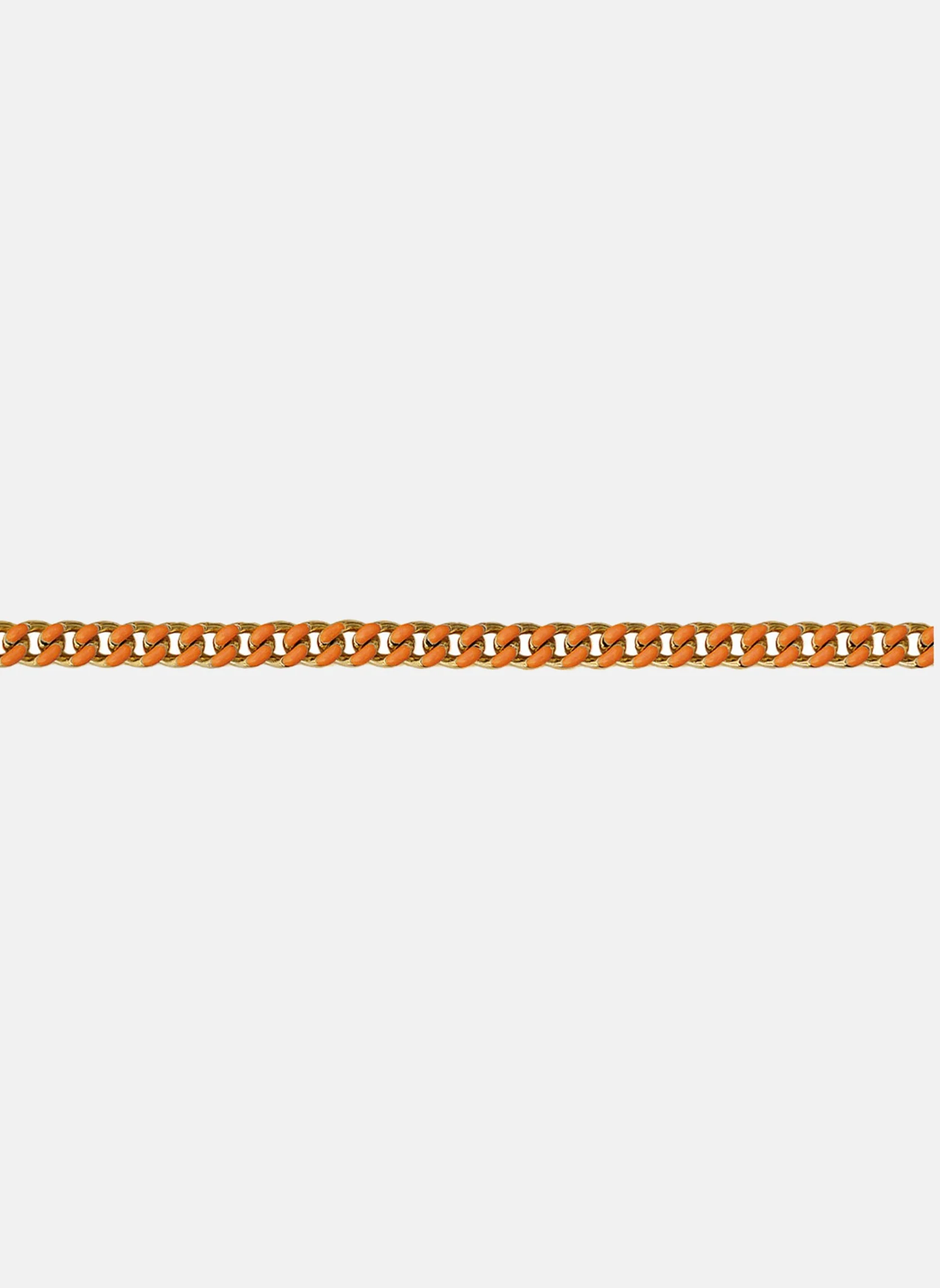POLIS - Bracelet chaîne polis | Orange