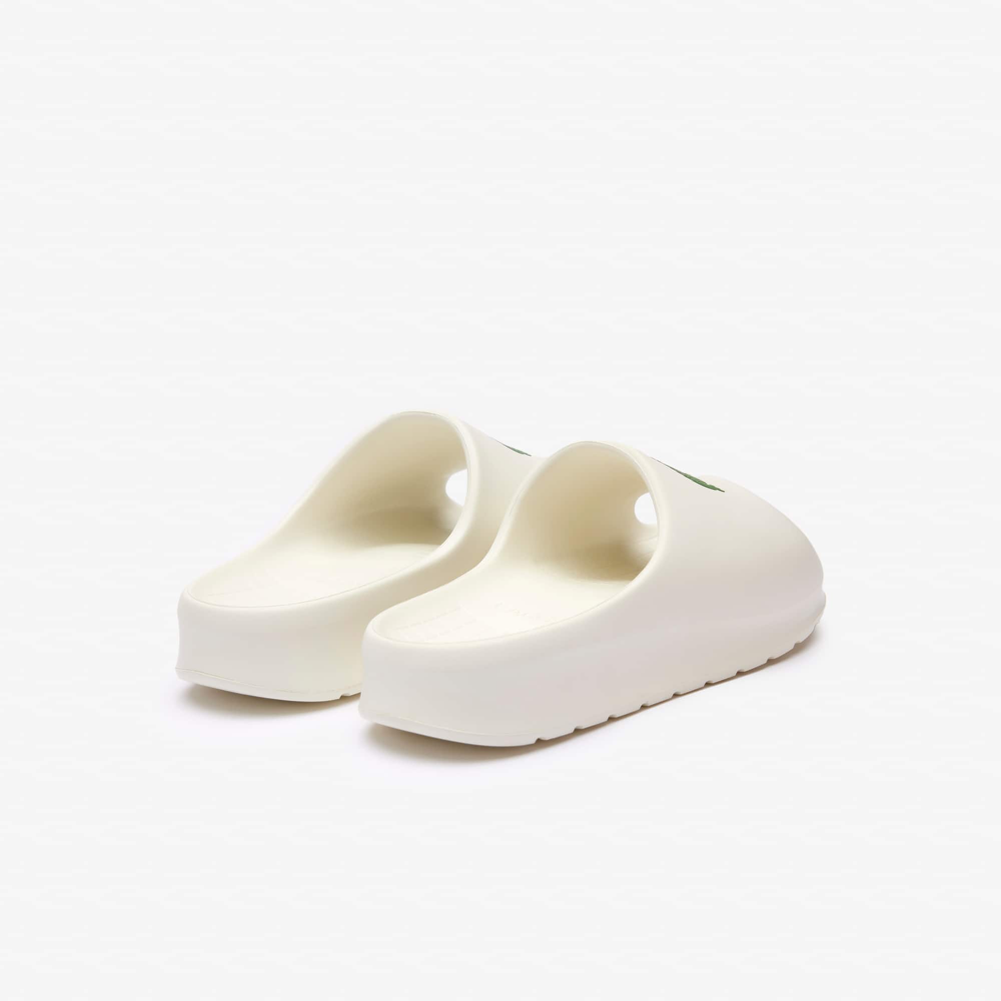 Claquettes Serve Slide 2.0 femme Claquettes & Sandales - Blanc - Lacoste - Femme