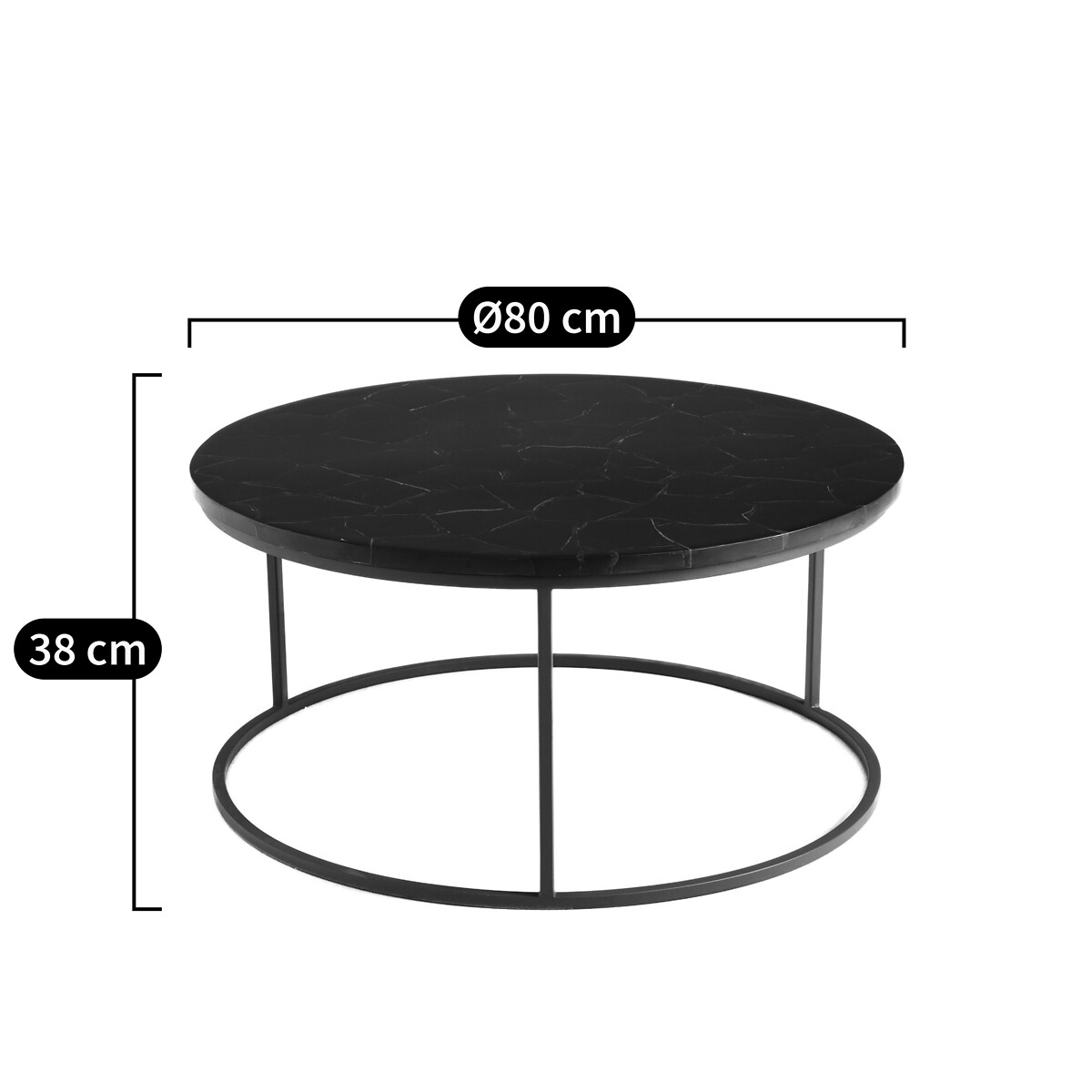 AM.PM<br>Mesa de centro em ágata, Anaximene