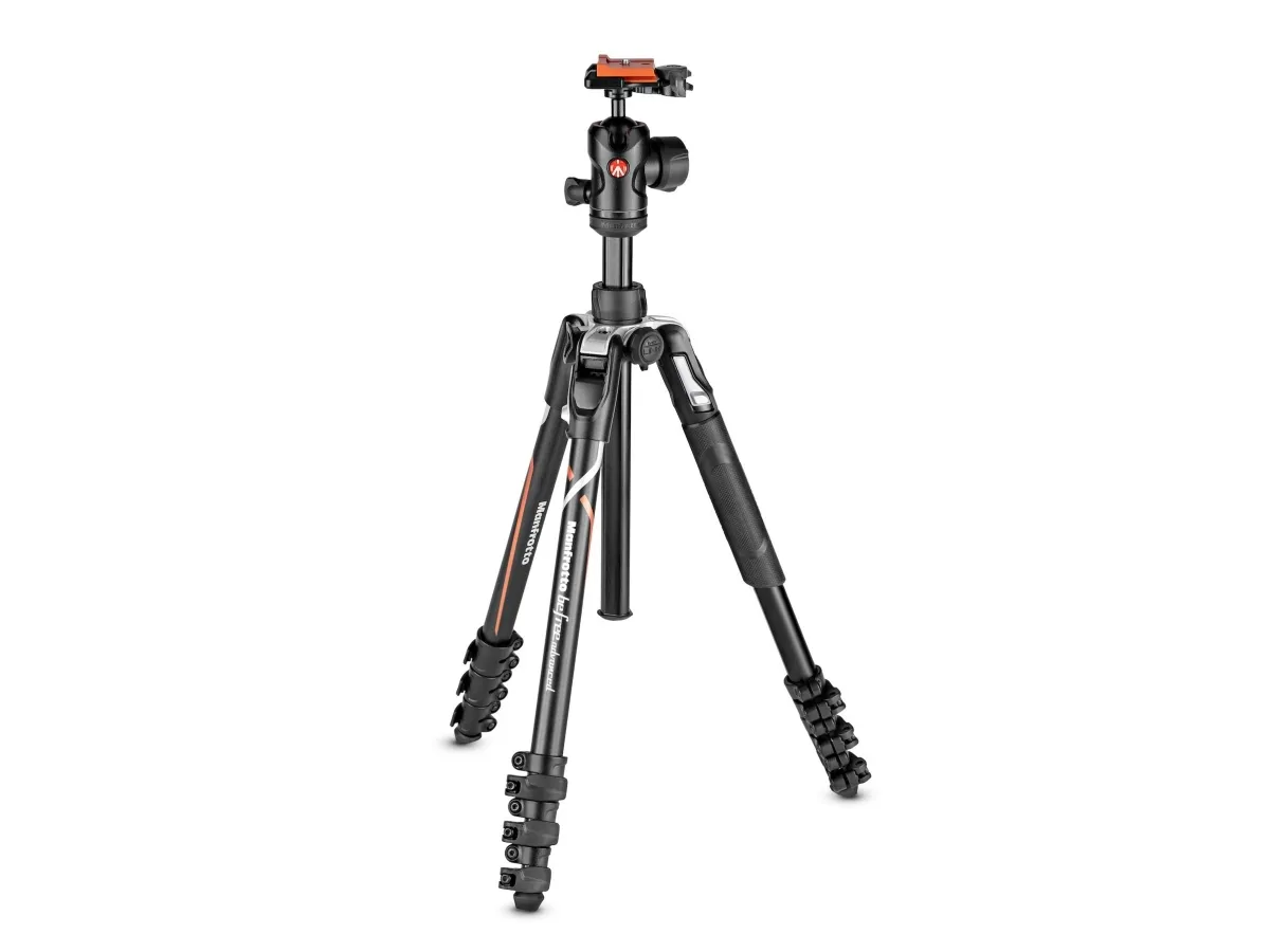 Manfrotto Befree Advanced MKBFRLA-BH - Stativ med ben - med Manfrotto 494 Center Ball head
