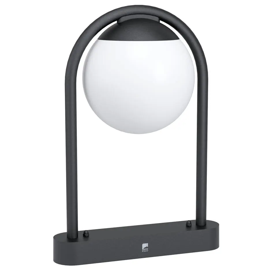 EGLO Prata Vecchia Sokkellamp - E27 - Ø 18 cm - Zwart