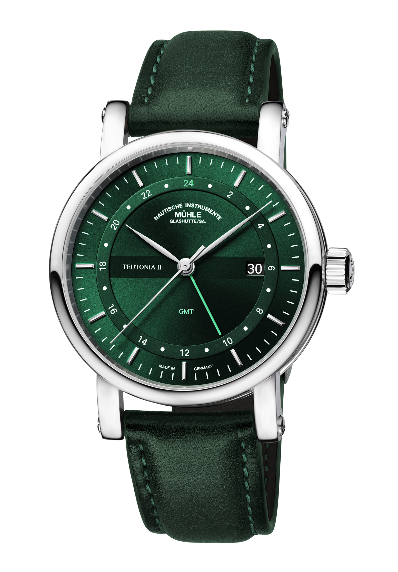 Mühle Glashütte Teutonia II GMT M1-33-96-LB-II