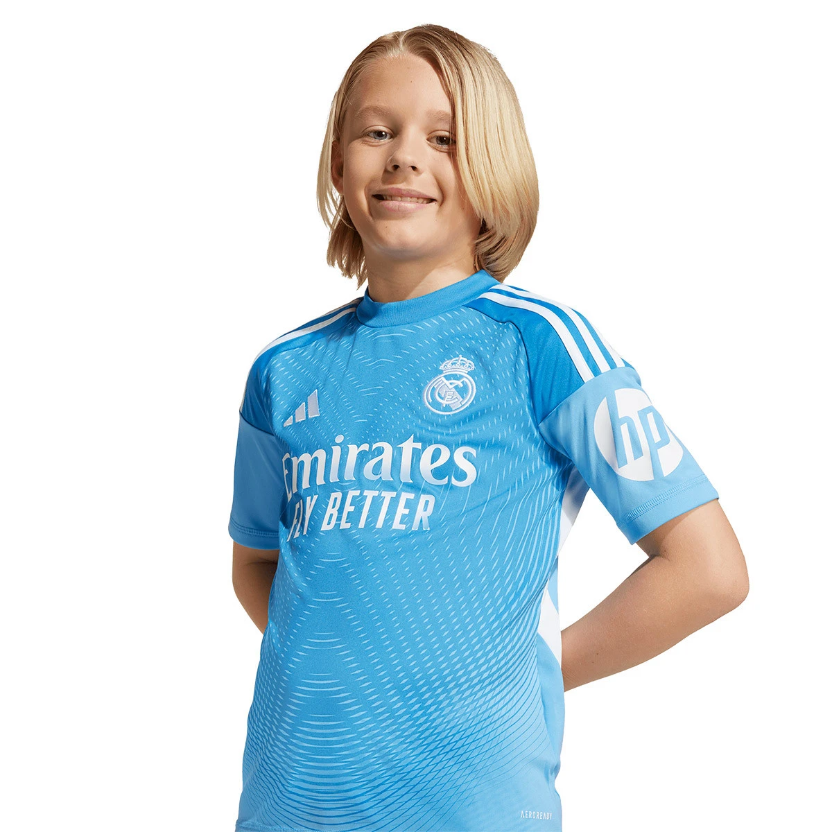 Conjunto adidas Real Madrid Primeiro Equipamento Guarda-redes 2025-2026 Criança