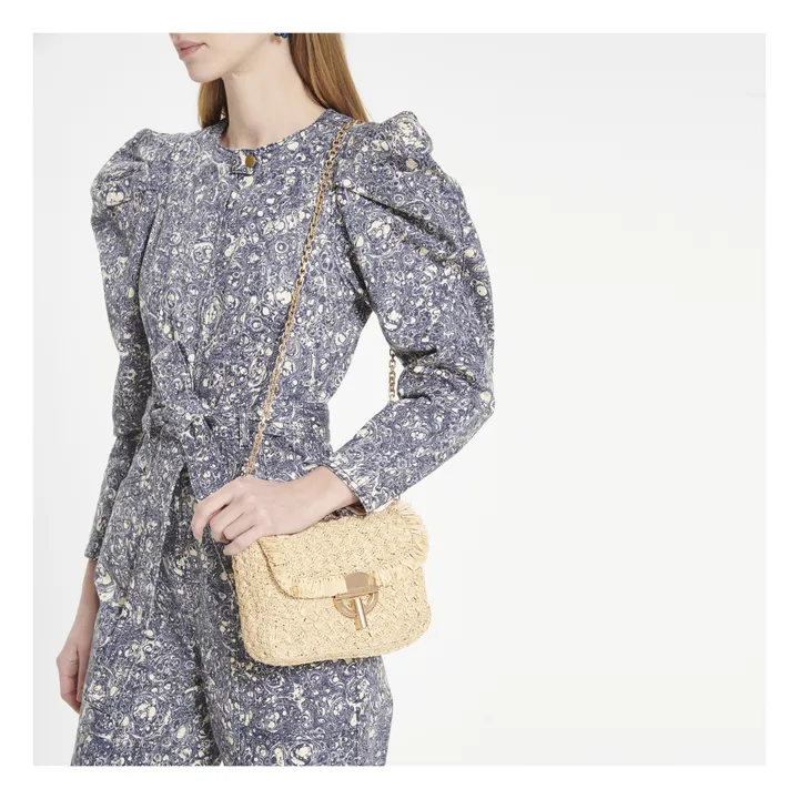 Vanessa Bruno Sac Moon Raphia | Naturel
