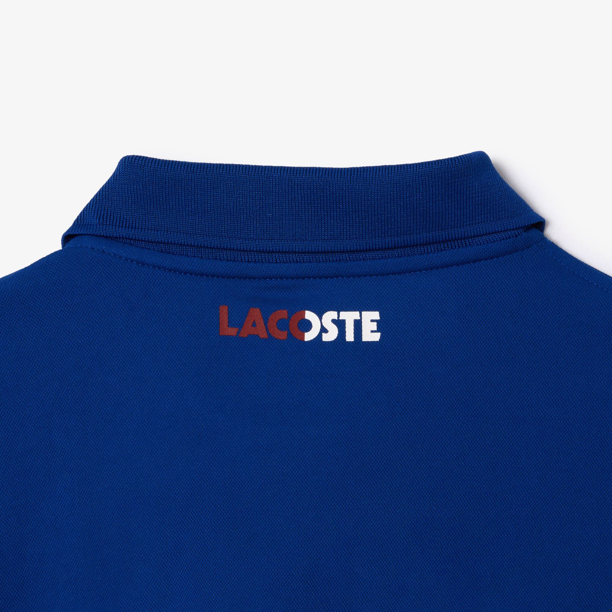 Ultra-Dry Colourblock Tennis Poloshirt Kurze Ärmel - Blau - Lacoste - Herren