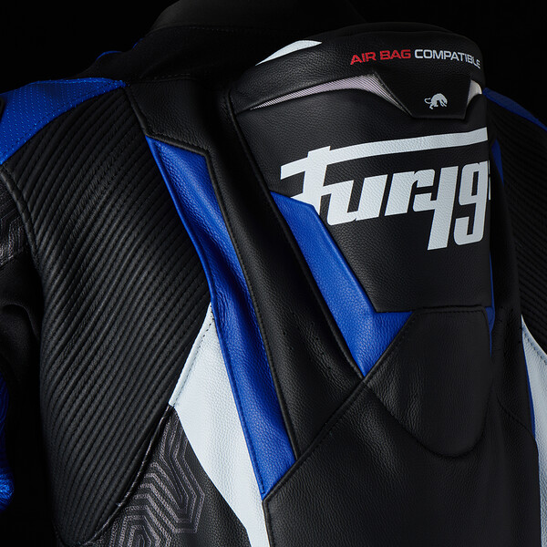 Furygan - Combinaison Overtake Noir / Bleu / Blanc