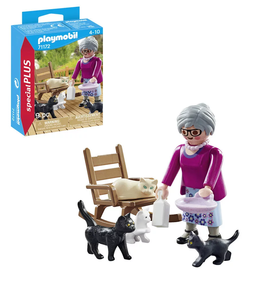 GRAND MERE ET CHATS -71172