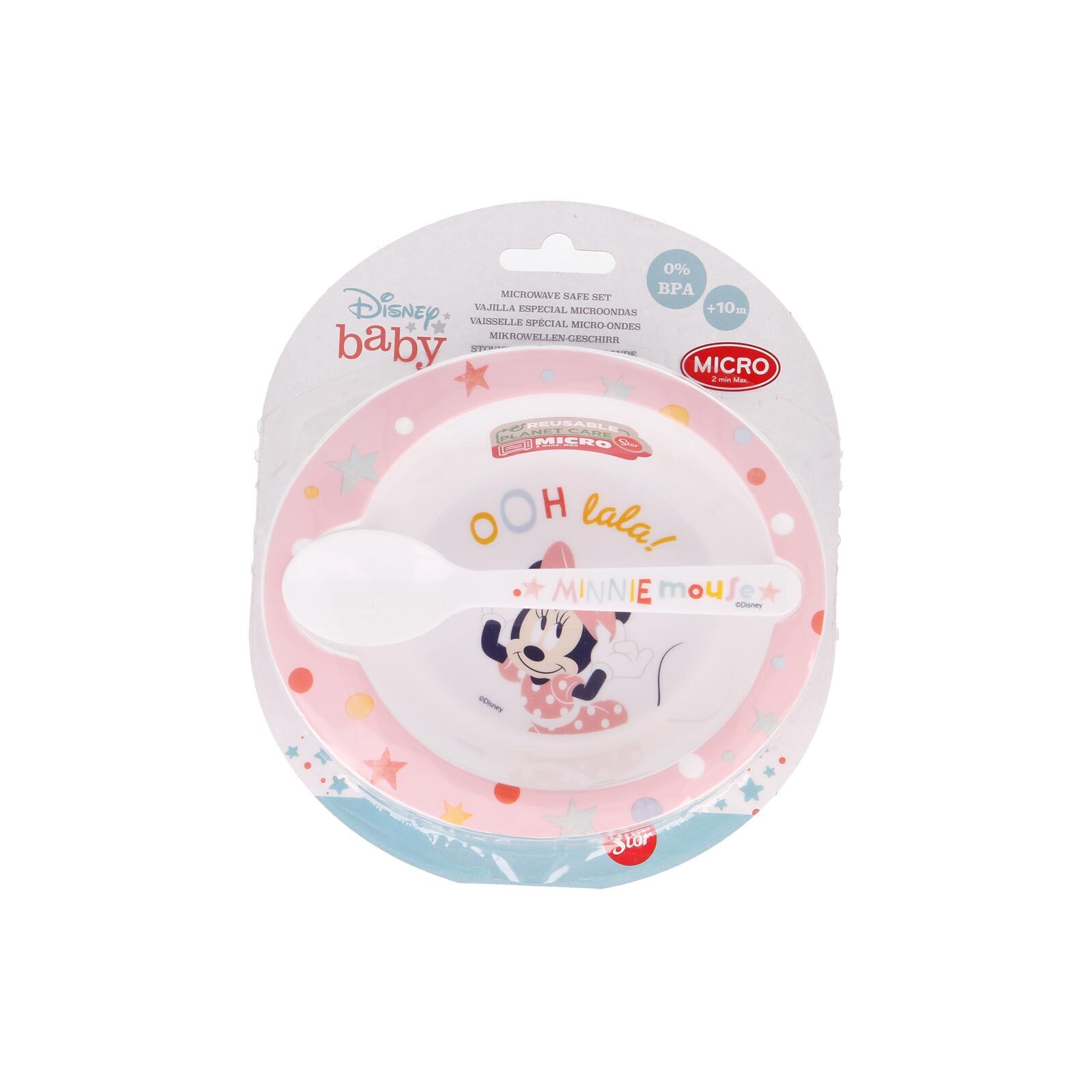 Stor Kindergeschirr Minnie Indigo Dreams 2er Set
