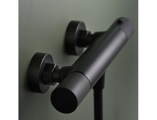IMEX - Mitigeur de douche Ensemble douche thermostatique black gun métal - line