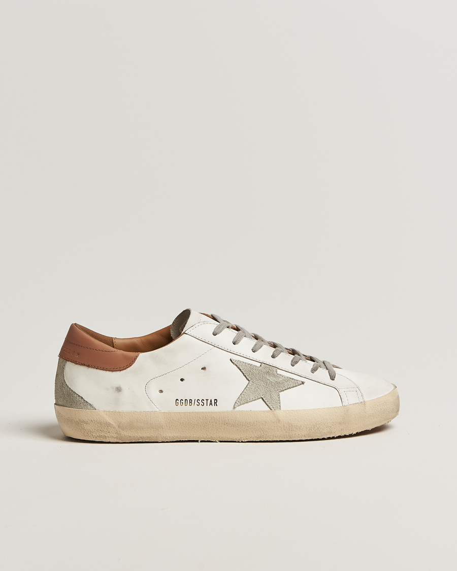 Golden Goose Super-Star Sneakers White/Light Brown