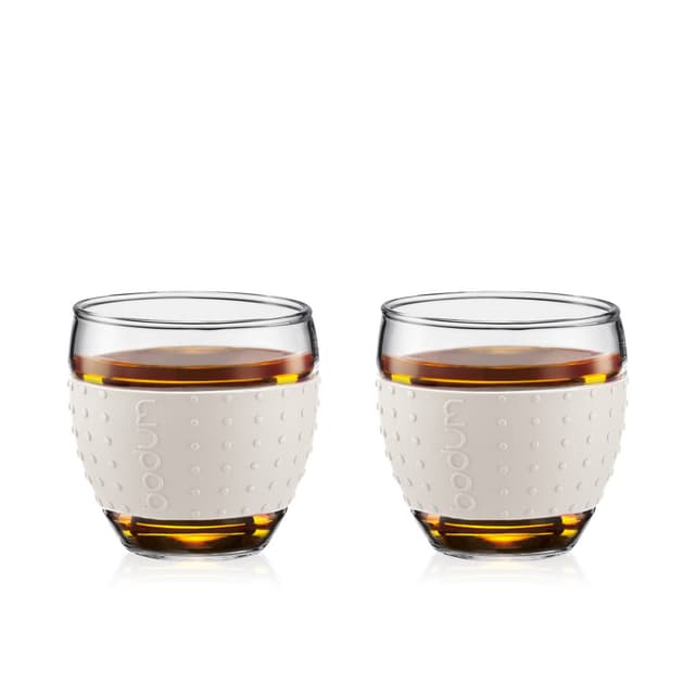Bodum 2 stk. glas med silikone PAVINA 0.1 L
