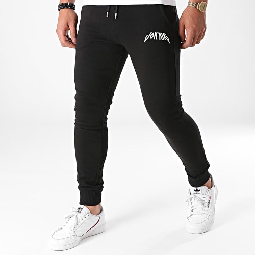 Pantalon Jogging Logo Noir Blanc