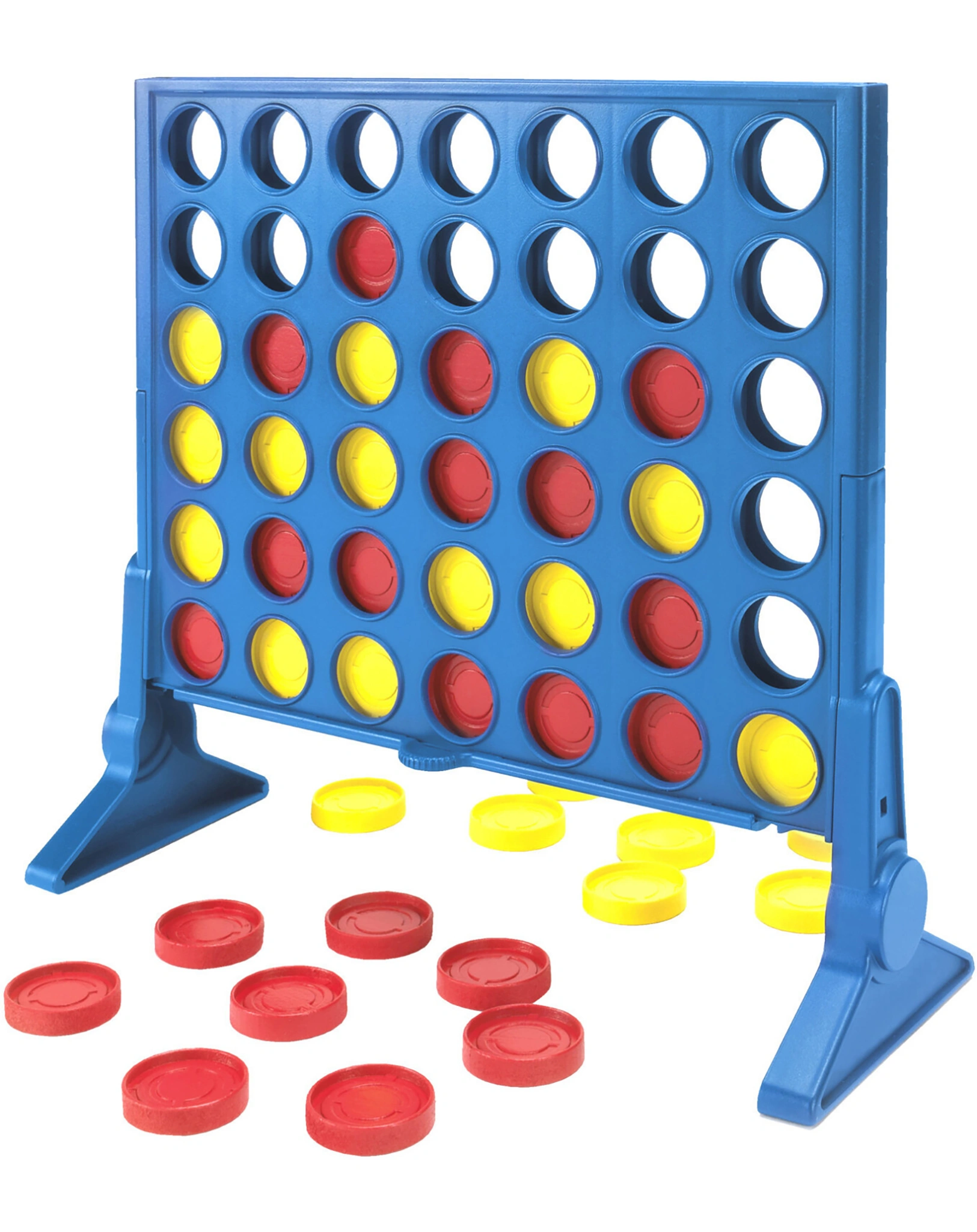 4 gewinnt, Strategiespiel für 2 Spieler, 4 gewinnt Rasterwand, 4 in einer Reih