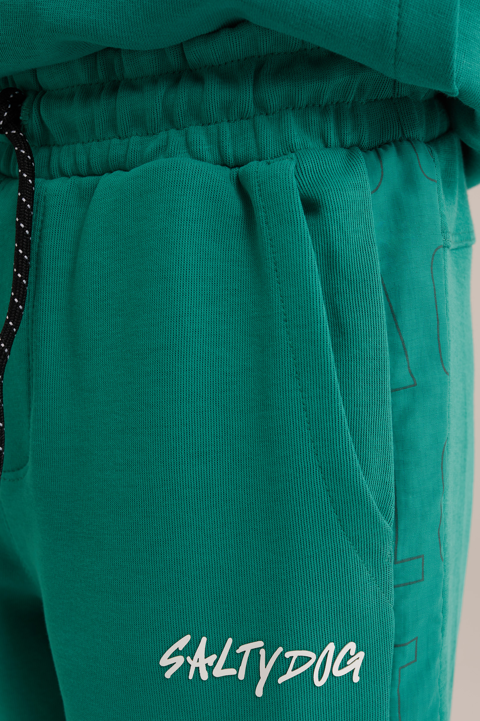 Jongens joggingbroek met tapedetail Salty Dog Petrol