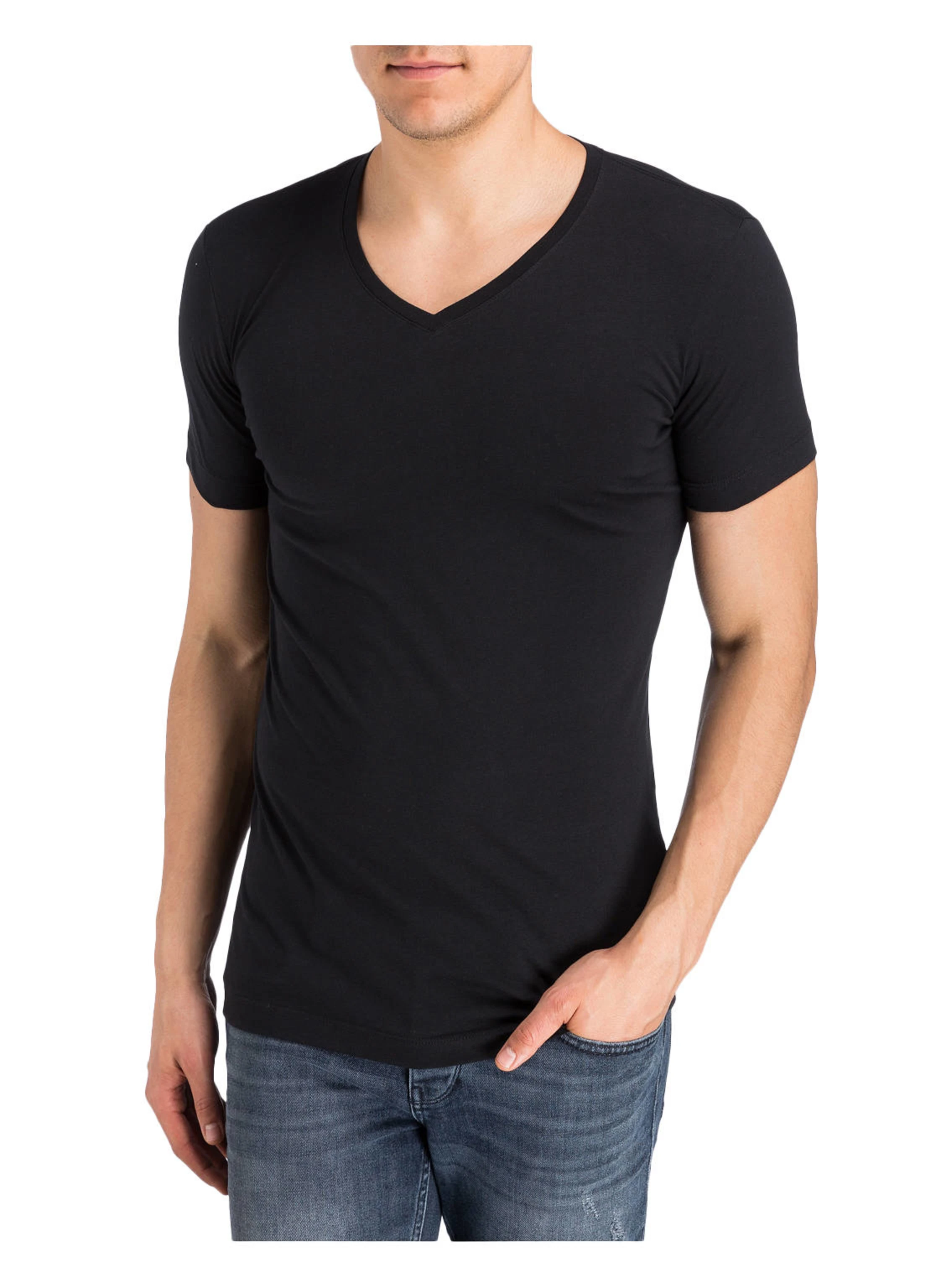 RAGMAN 2er-Pack V-Shirts