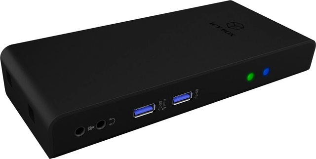 ICY BOX Laptop-Dockingstation »ICY BOX USB 3.0 Notebook DockingStation, DisplayLink, 2x HDMI«