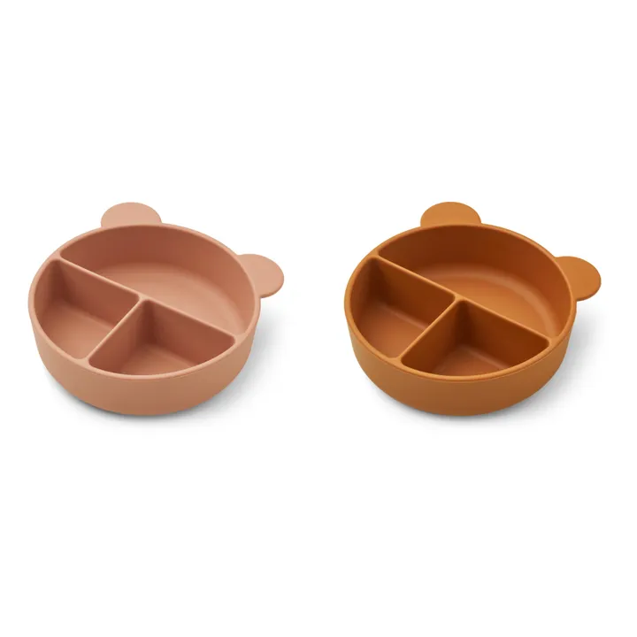 Liewood Bols Connie en silicone- Set de 2 | Vieux Rose