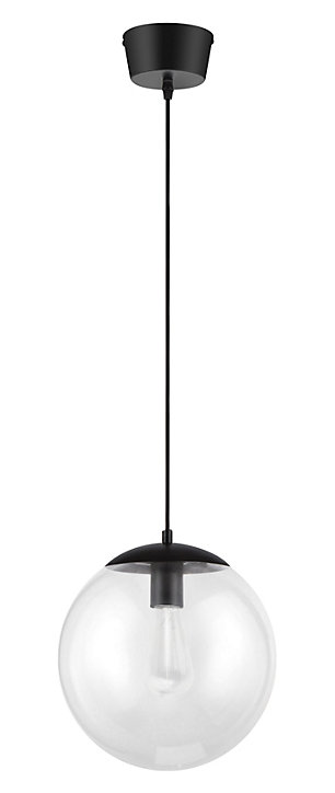 Suspension Dacite E27 28W ⌀28xH.146.5cm noir GoodHome