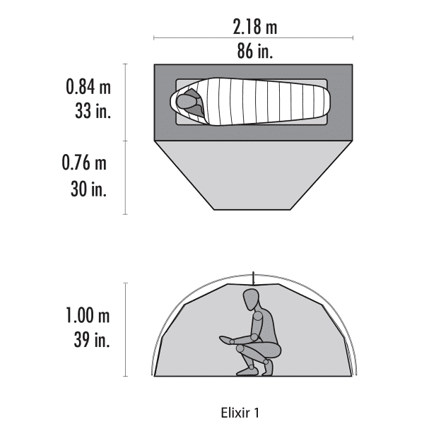 Tente bivouac MSR ELIXIR 1