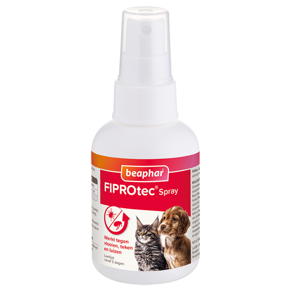 Beaphar Fiprotec Anti Vlooien en Teken Spray Hond en Kat100 ml