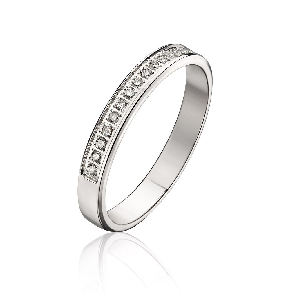 Alliance Amber Or Blanc Diamant