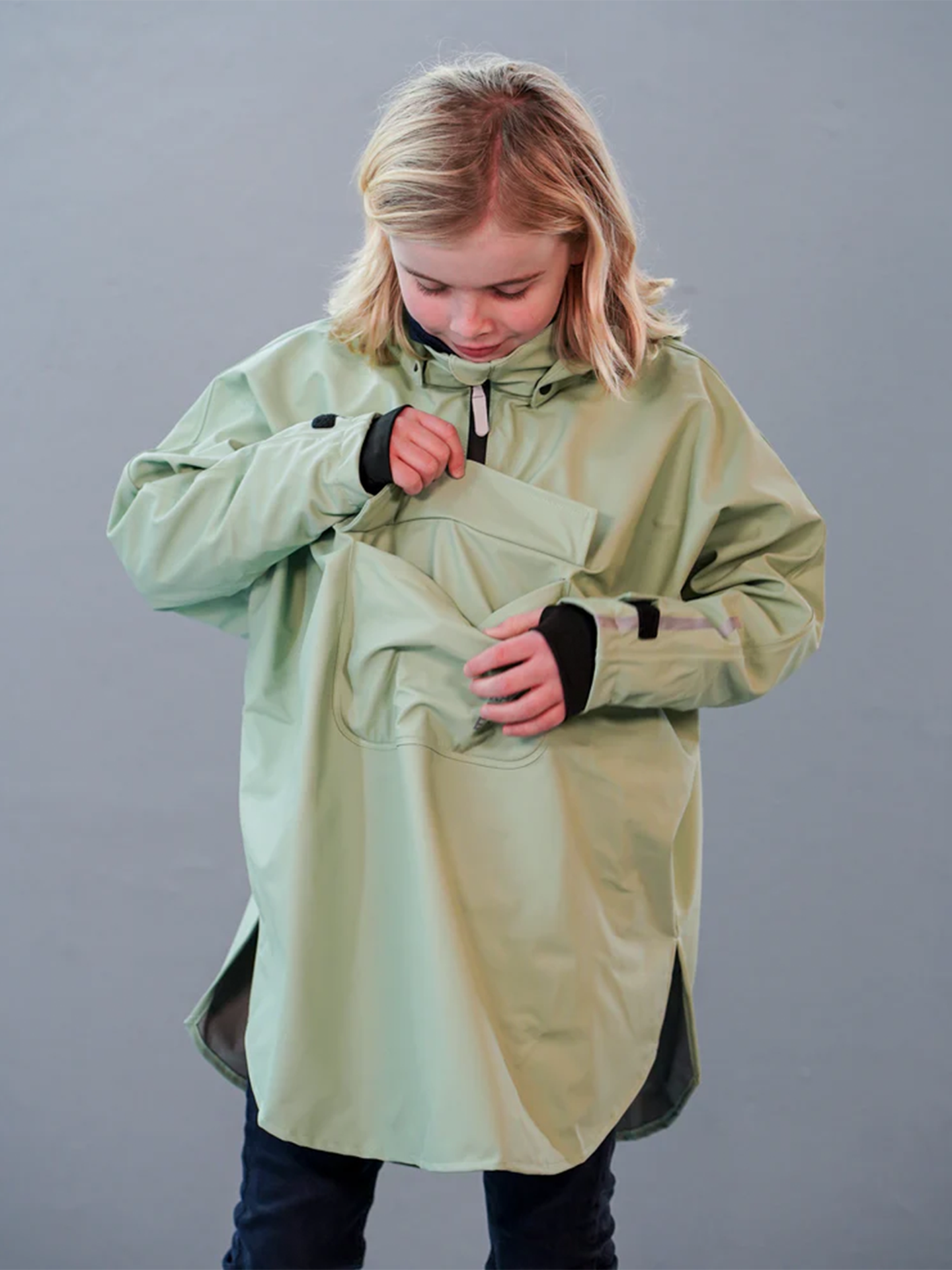 Regnponcho Barn og Junior