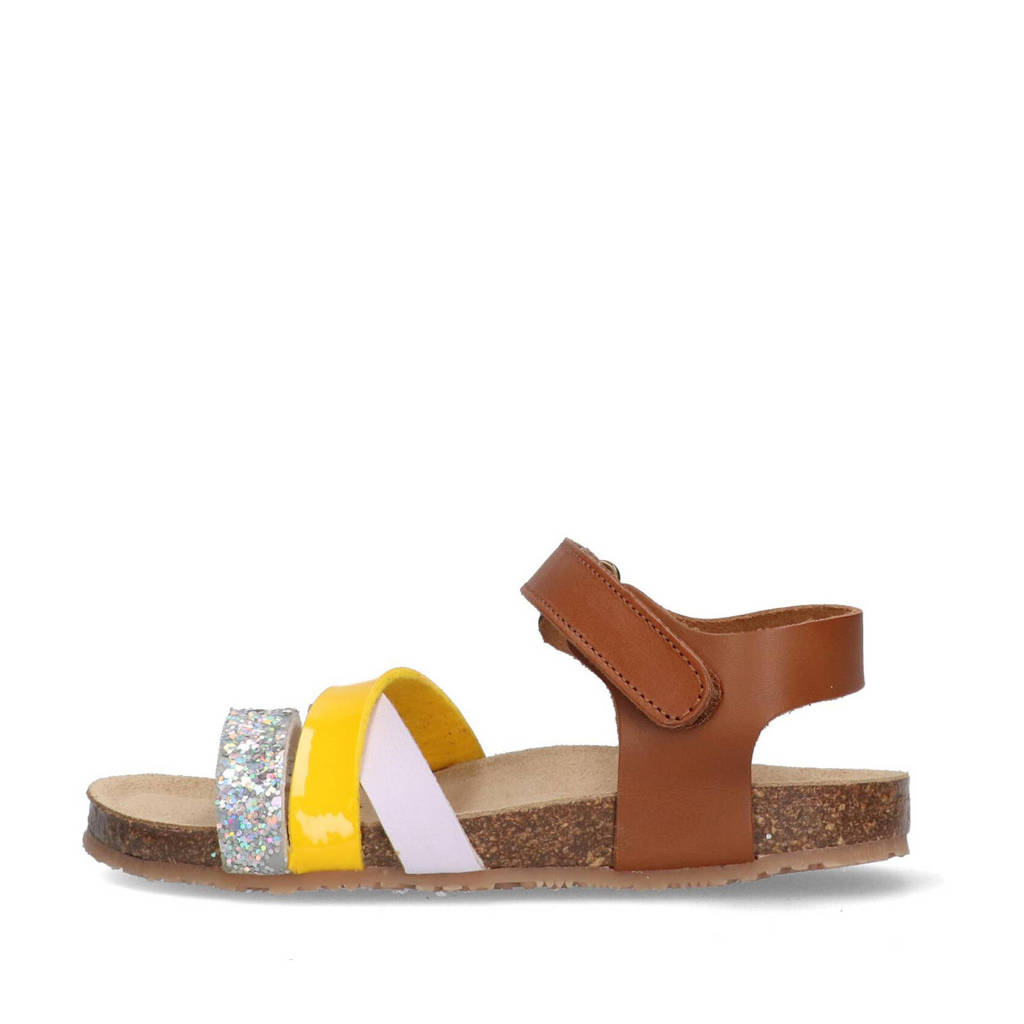 Break True sandalen cognac/geel