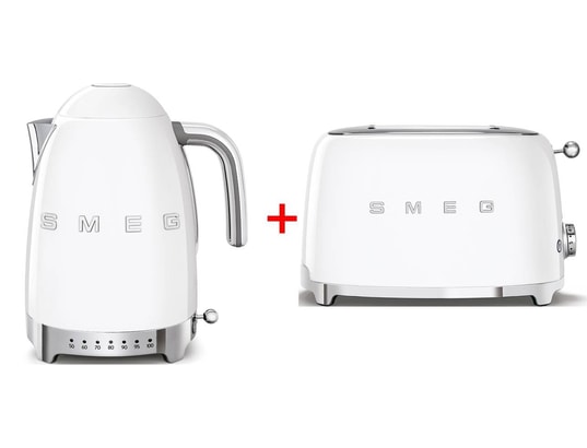 SMEG - Bouilloire KLF04WHEU + TSF01WHEU/1
