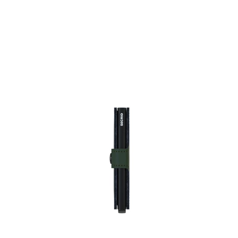 Porte-cartes Miniwallet Matte anti-RFID 10.2 cm Green-Black