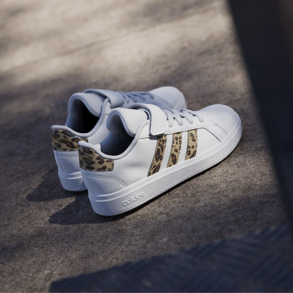 Køb adidas Originals Ftwr White/Magic Beige/Matte Gold Grand Court 2.0 El C Sneakers