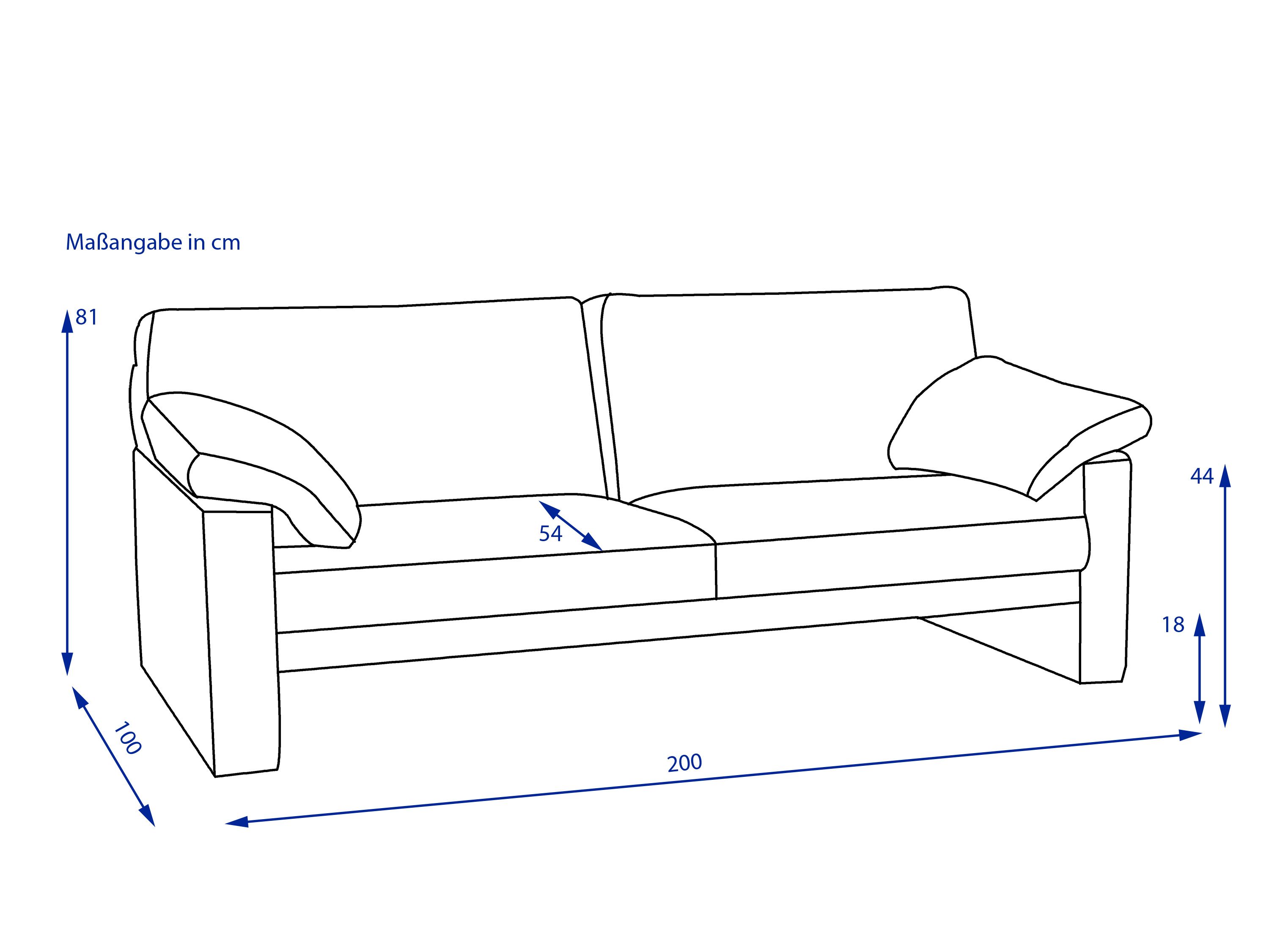 Sofa 2,5 Sitzer CLASSICS 300