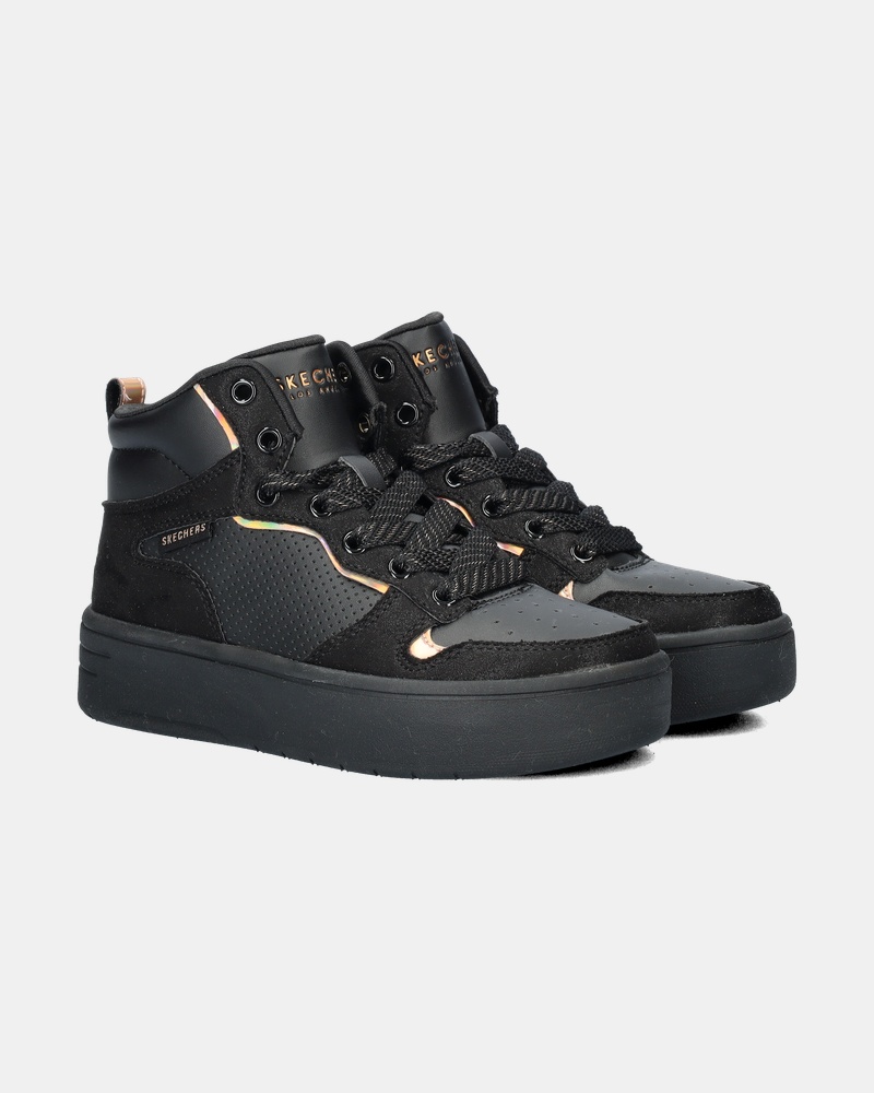 Skechers Court High Hoge sneakers  - zwart