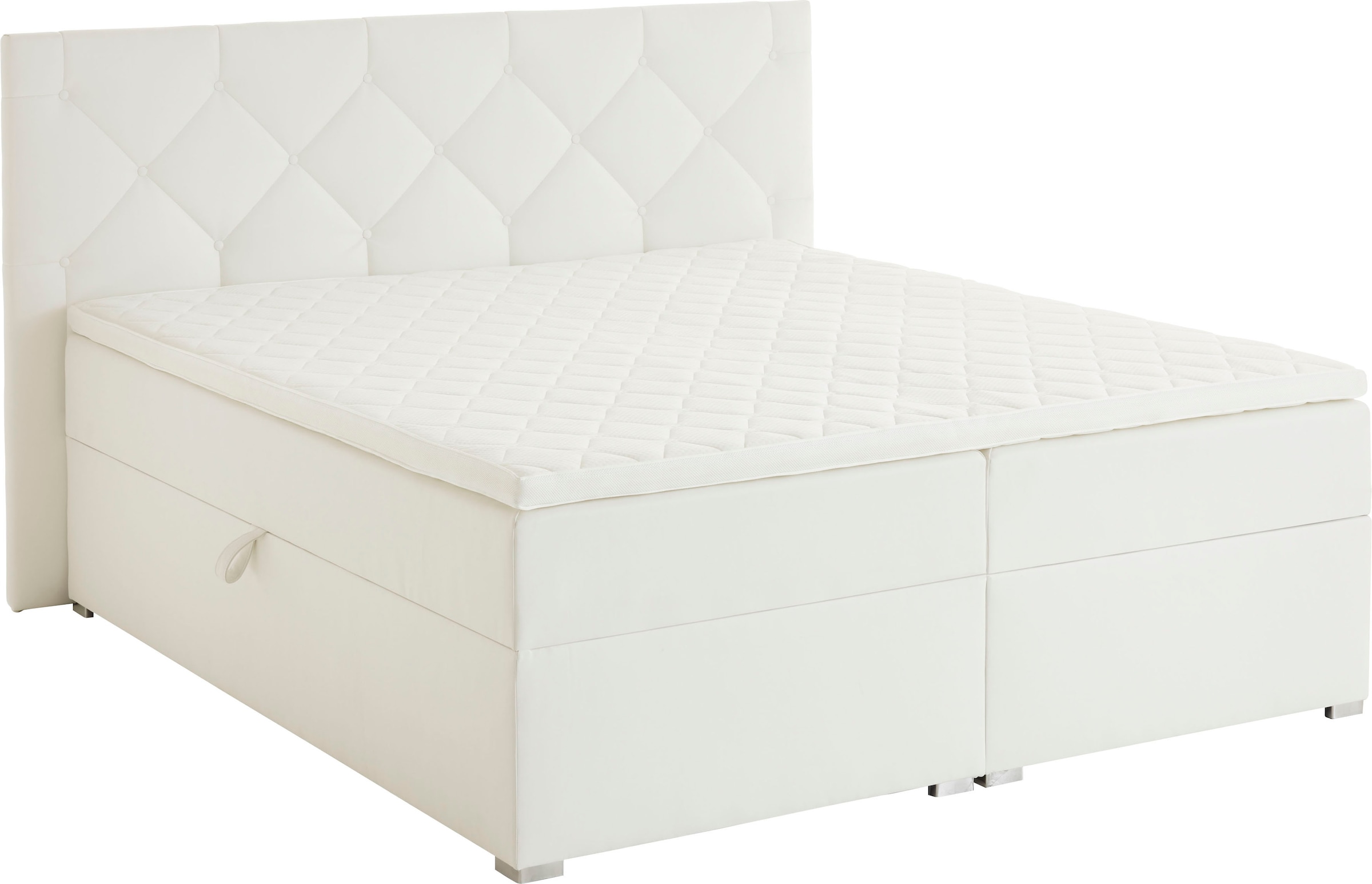 ATLANTIC home collection Boxbett »Meike« mit XXL-Bettkasten und Topper