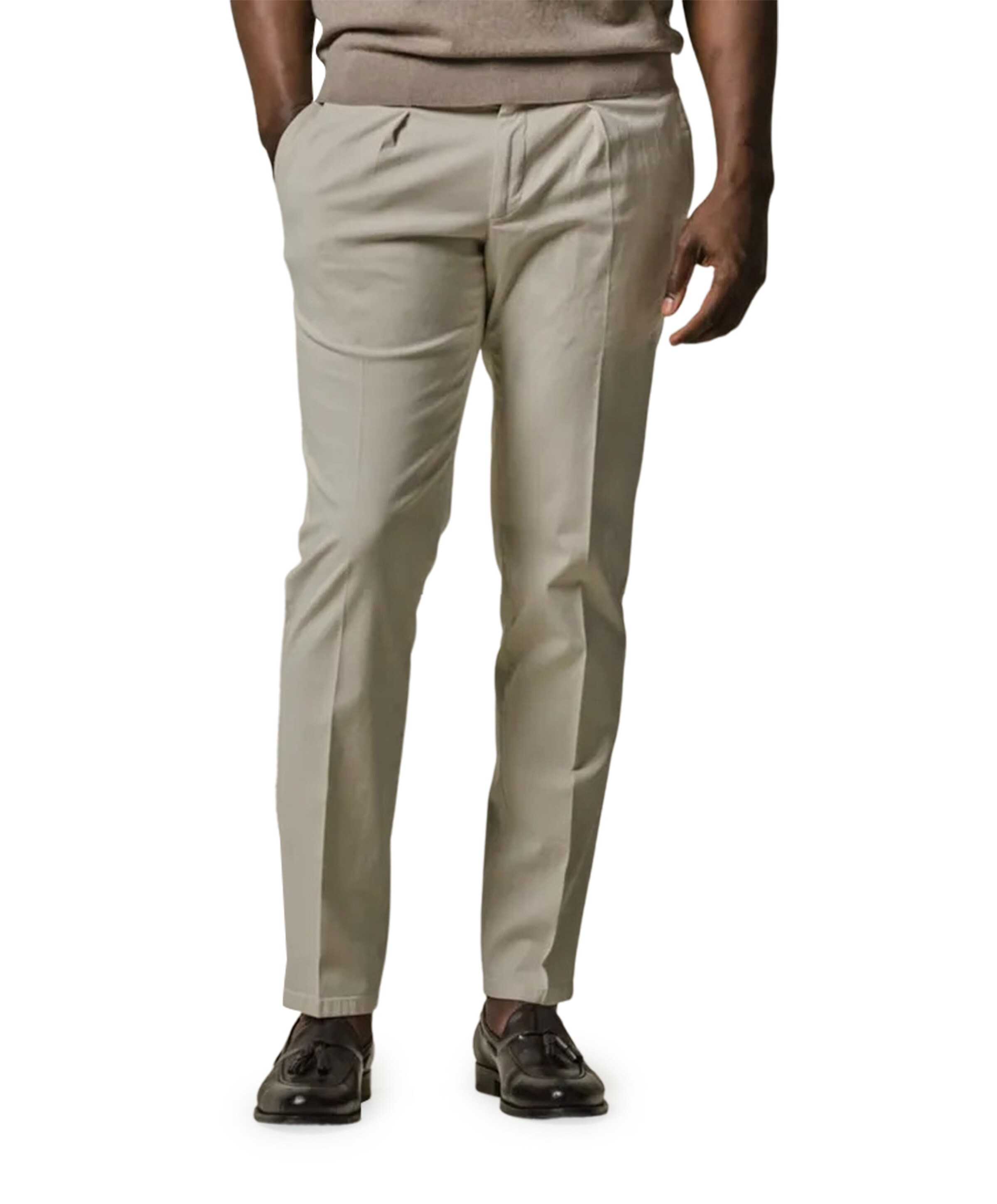 Profuomo TROUSER GD RLX SAND heren broek beige