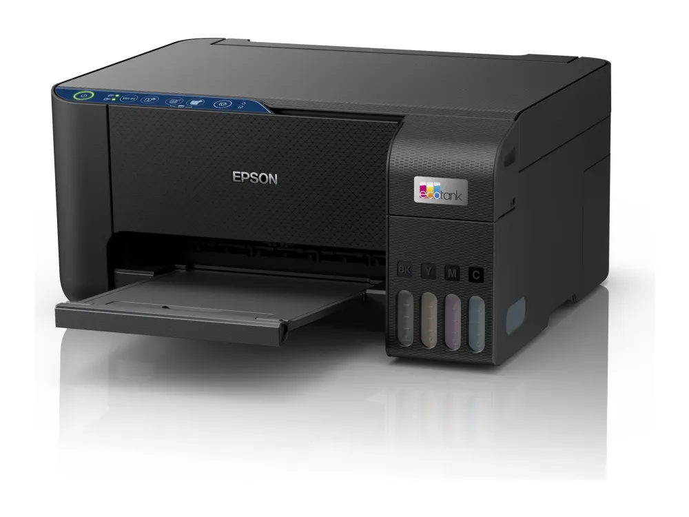 Epson EcoTank ET-2861 - Multifunktionsprinter - farve - blækprinter - ITS - A4 (medie) - op til 10 spm (udskriver) - 100 ark - Wi-Fi, USB - sort