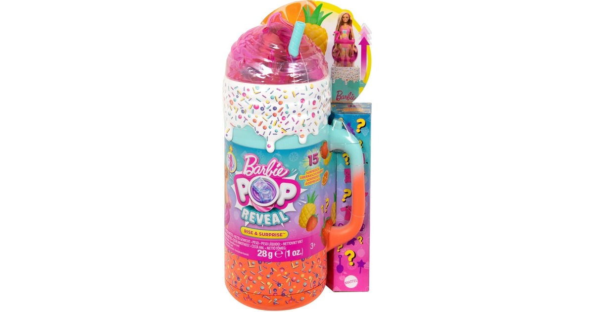 BarbiePop! Reveal - Rise & Surprise - Gift set  (Meer dan 15 verrassingen, met kleurverandering)