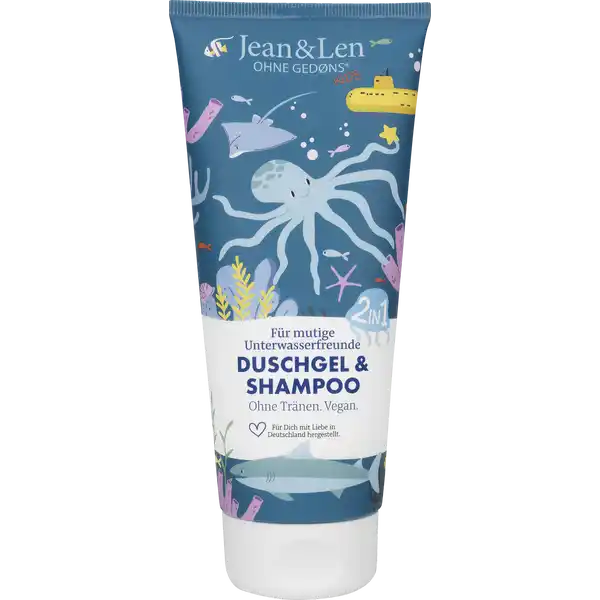 Kids 2in1 Duschgel & Shampoo Für mutige Unterwasserfreunde