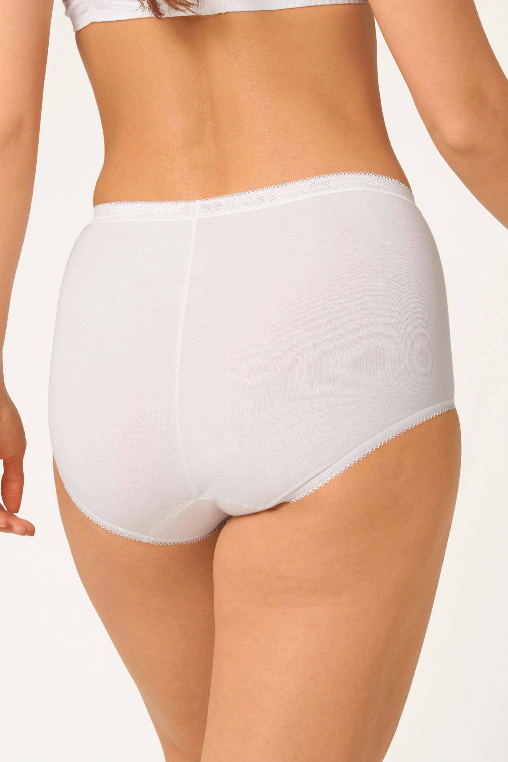 Sloggi maxislip (set van 4) wit