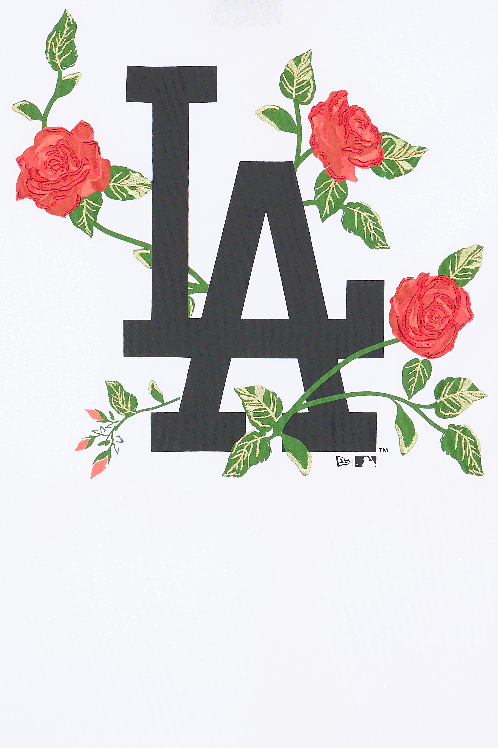 NEW ERA T-SHIRT FLORAL GRAPHIC Blanc